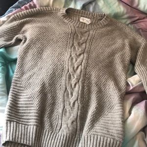 Gray sweater